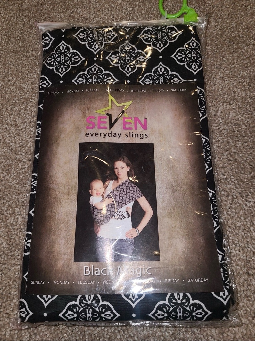Seven Everday Baby Infant Sling- Black Magic